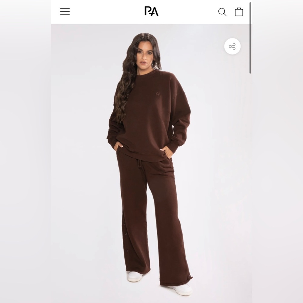 Parallel Apparel THE ESSENTIAL WIDE LEG SWEATPANT